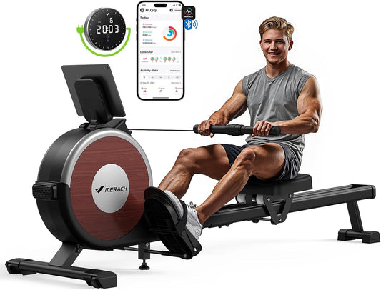 Unlock Your Full Fitness Potential with the MERACH Rowing Machine: The Ultimate Magnetic Rower for Home Workouts