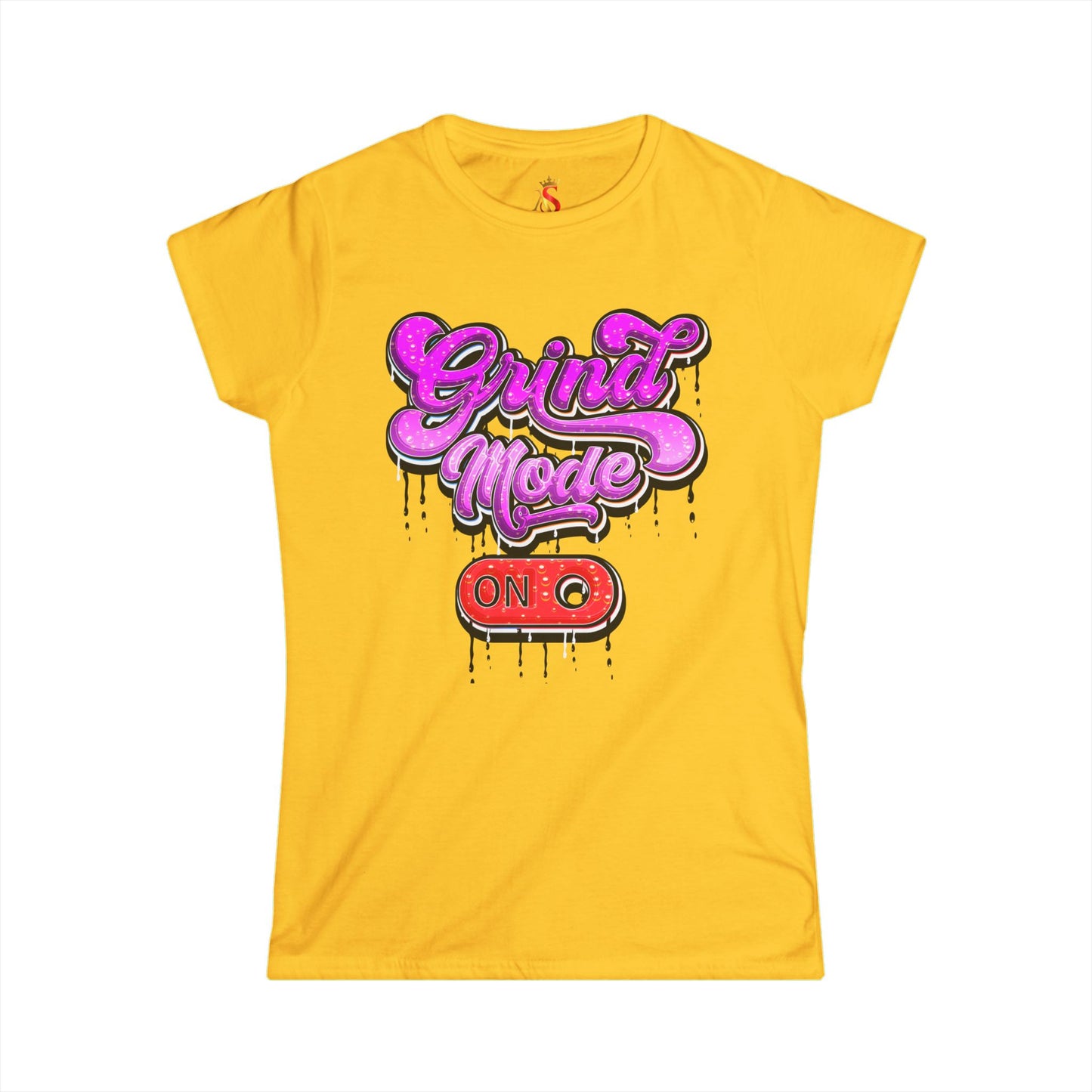 "Grind Mode ON" Women's Softstyle Tee
