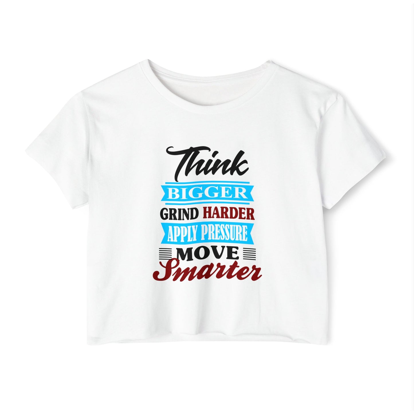 "Think Bigger" Women's Festival Crop Top