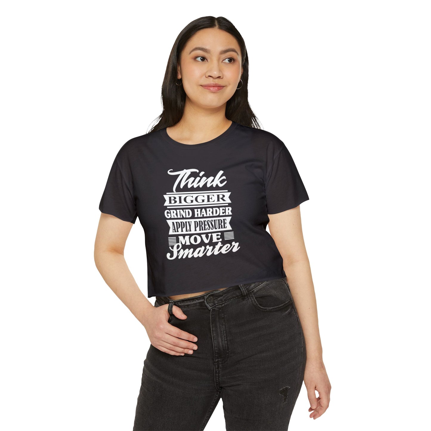 "Think Bigger" Women's Festival Crop Top