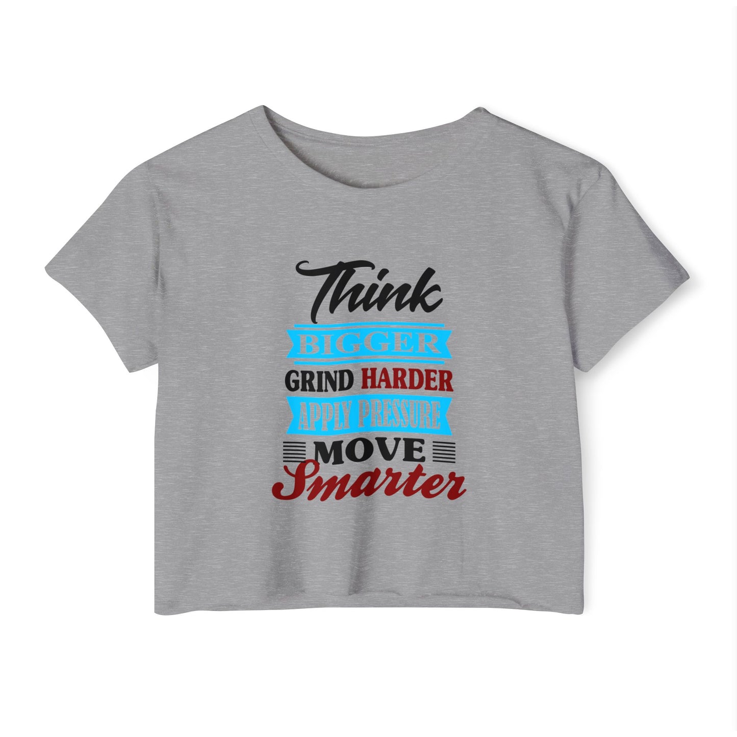"Think Bigger" Women's Festival Crop Top