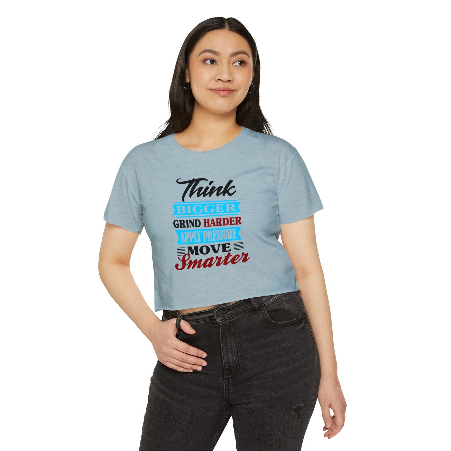 "Think Bigger" Women's Festival Crop Top