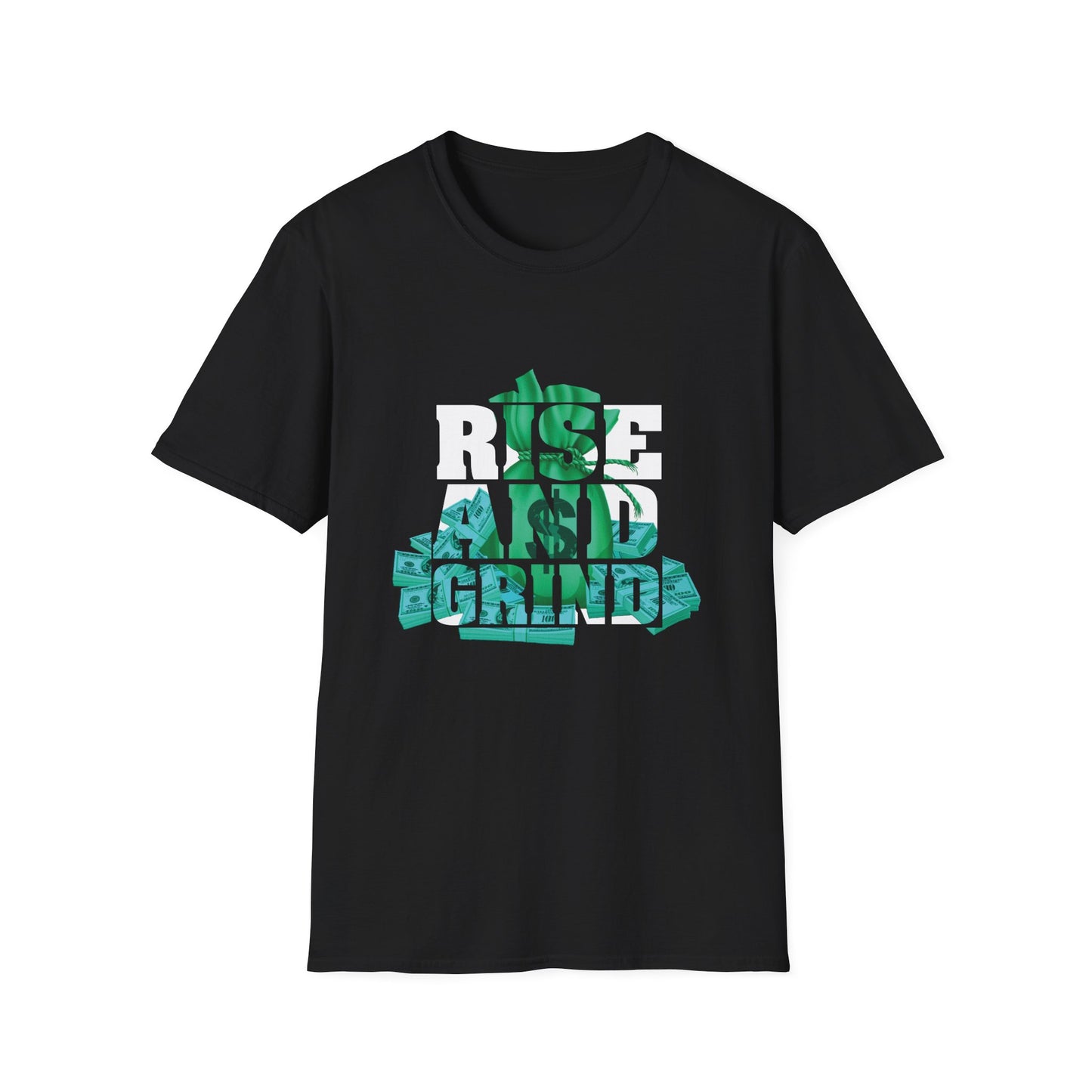 "Rise And Grind" Unisex Softstyle T-Shirt