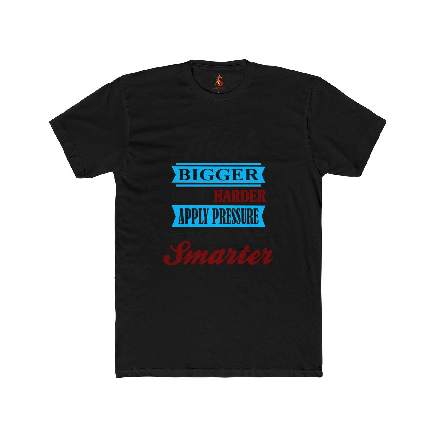 "Think Bigger, Grind Harder" Unisex Cotton Crew Tee