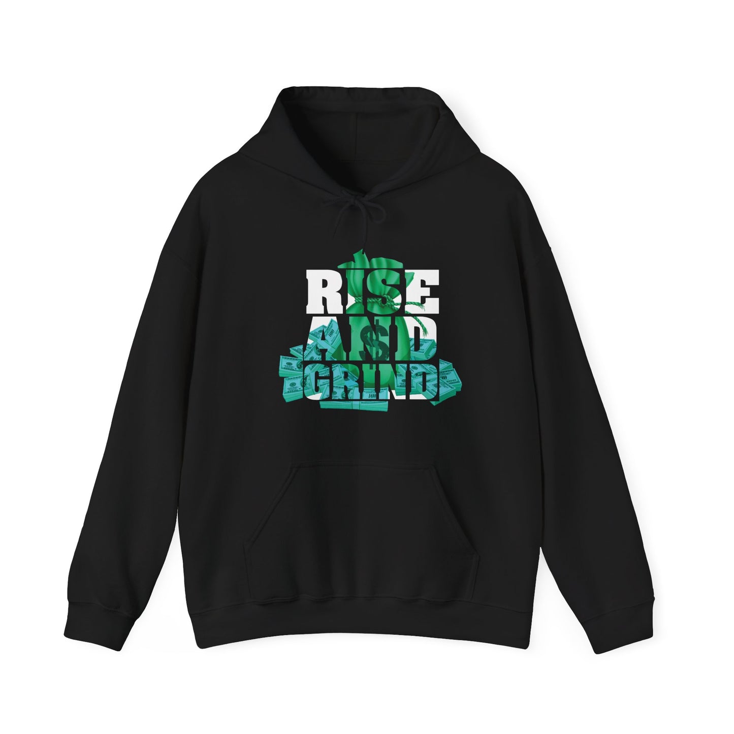 "Rise And Grind" Unisex Hooded Sweatshirt