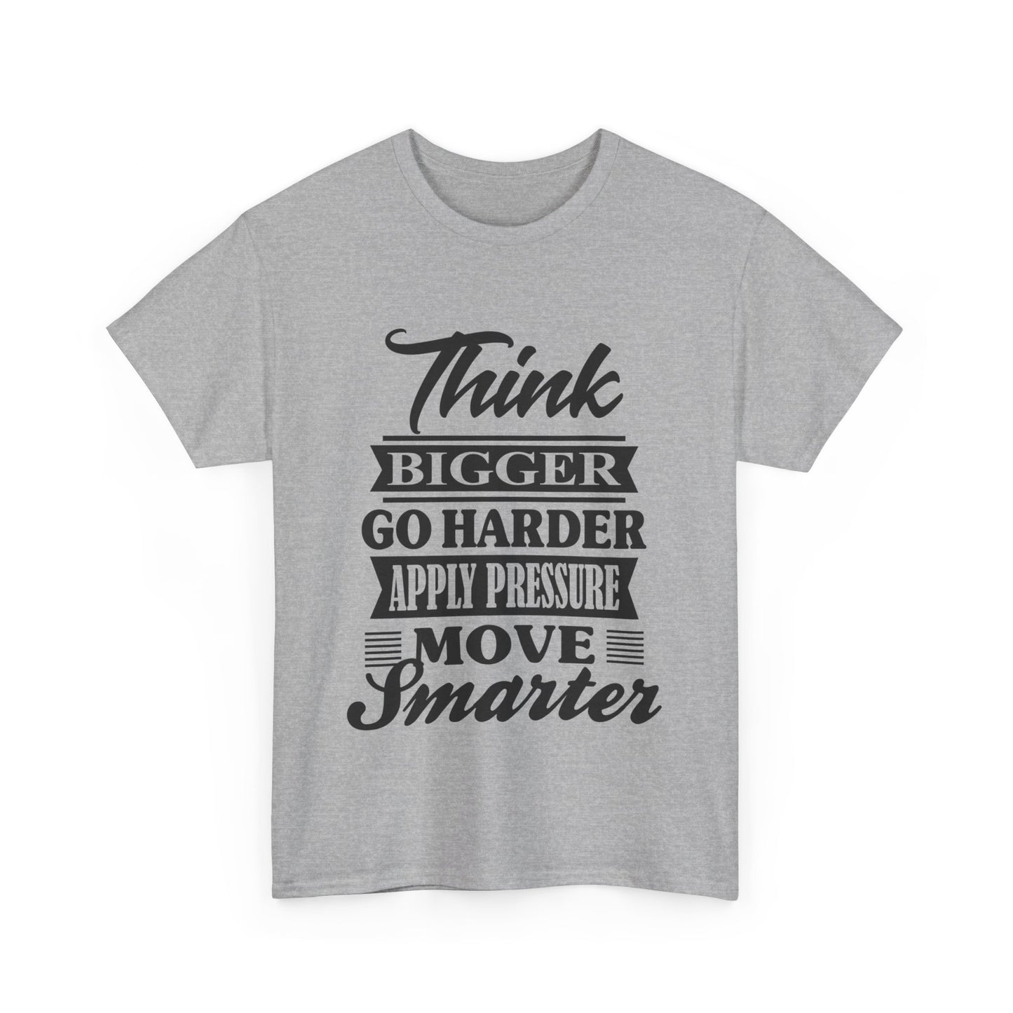 "Think Bigger" Unisex Heavy Cotton Tee