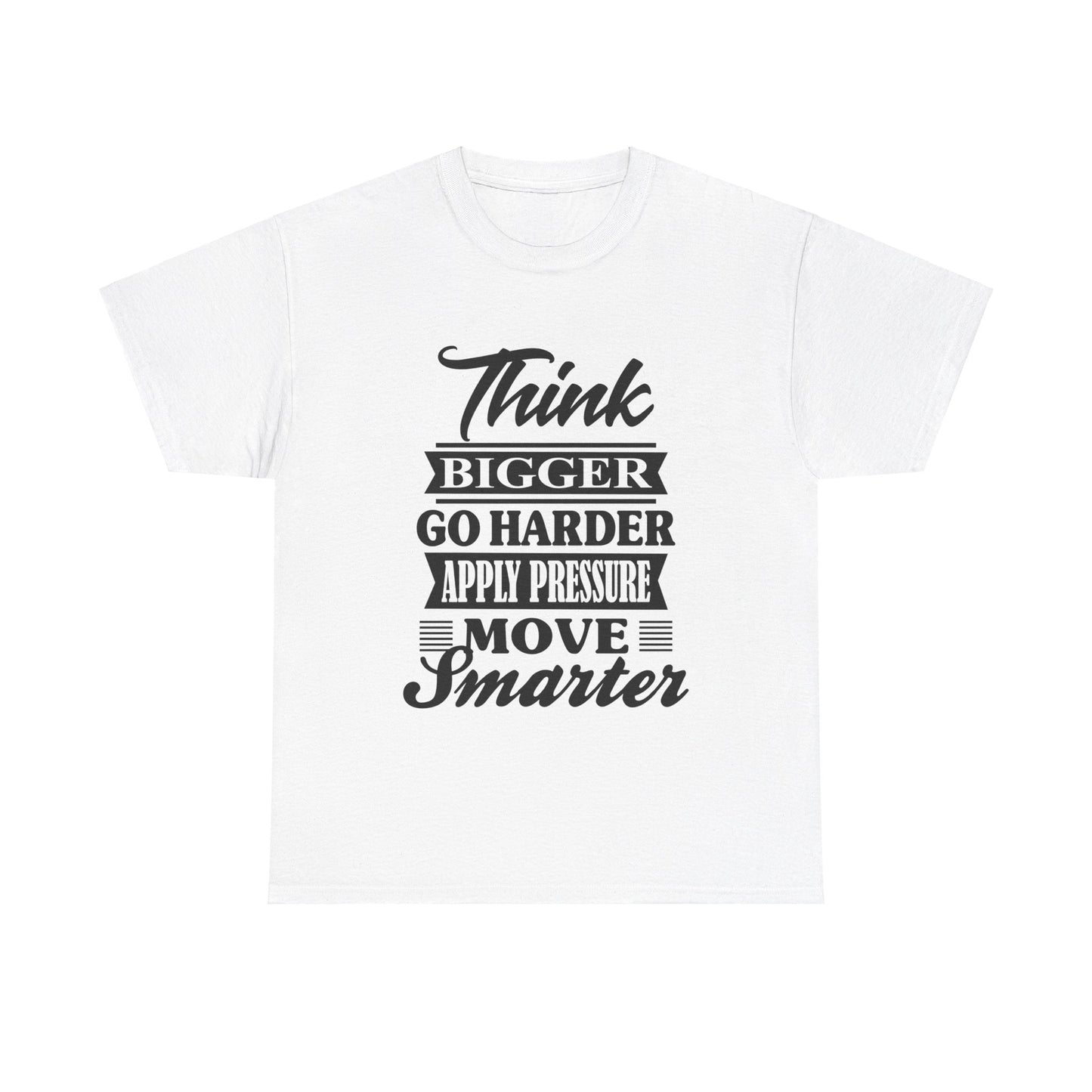 "Think Bigger" Unisex Heavy Cotton Tee