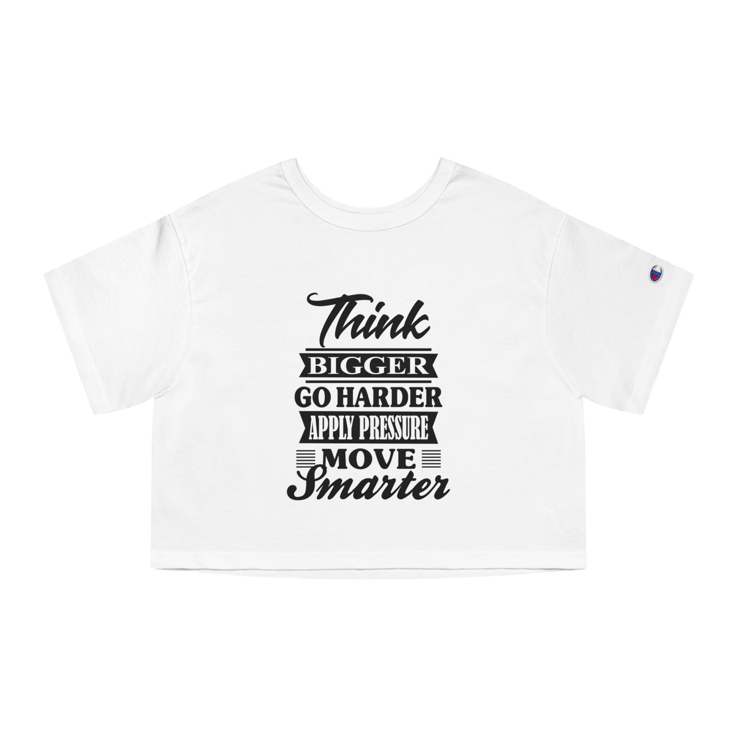 "Think Bigger" Women's Heritage Cropped T-Shirt