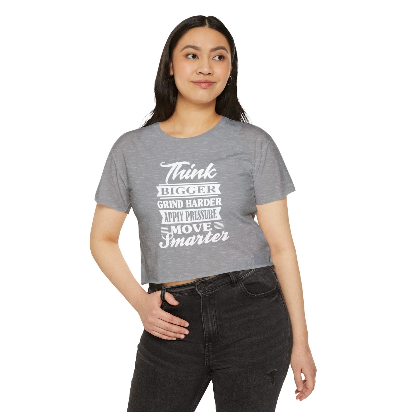 "Think Bigger" Women's Festival Crop Top