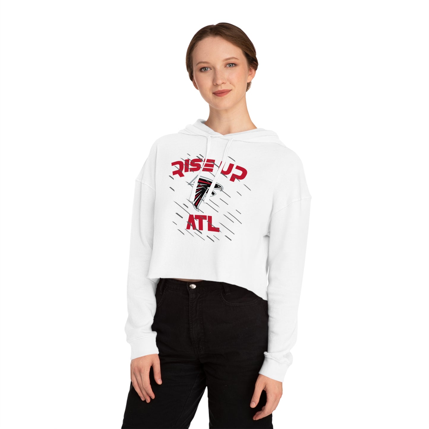 "Rise Up" Women’s Cropped Hooded Sweatshirt