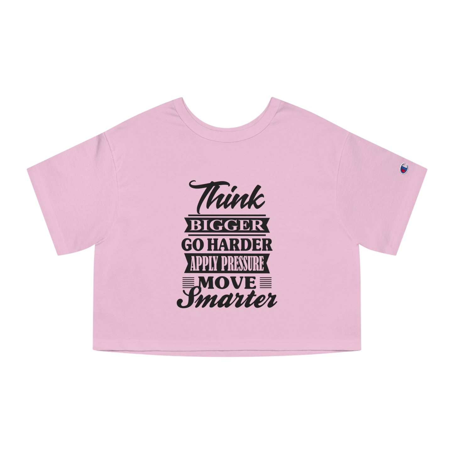 "Think Bigger" Women's Heritage Cropped T-Shirt