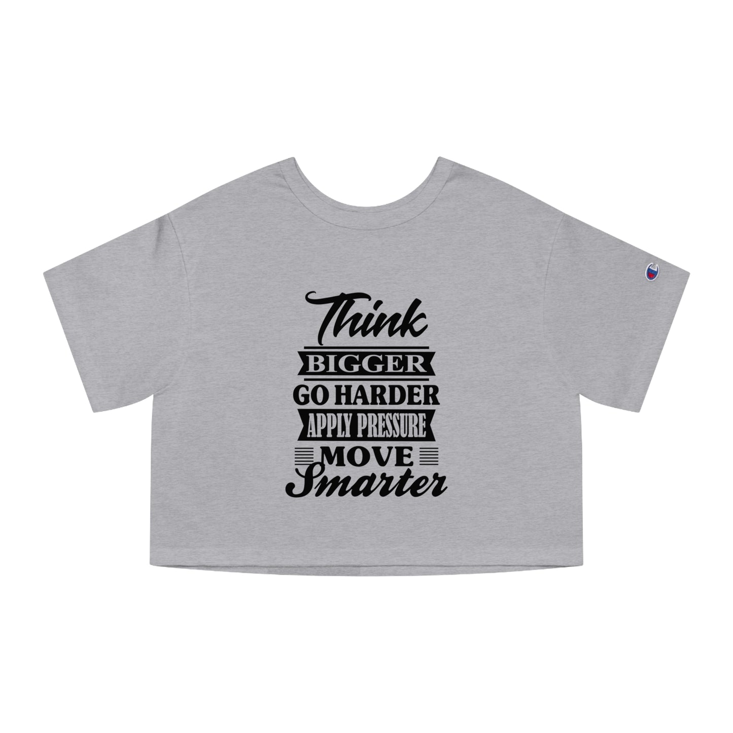 "Think Bigger" Women's Heritage Cropped T-Shirt