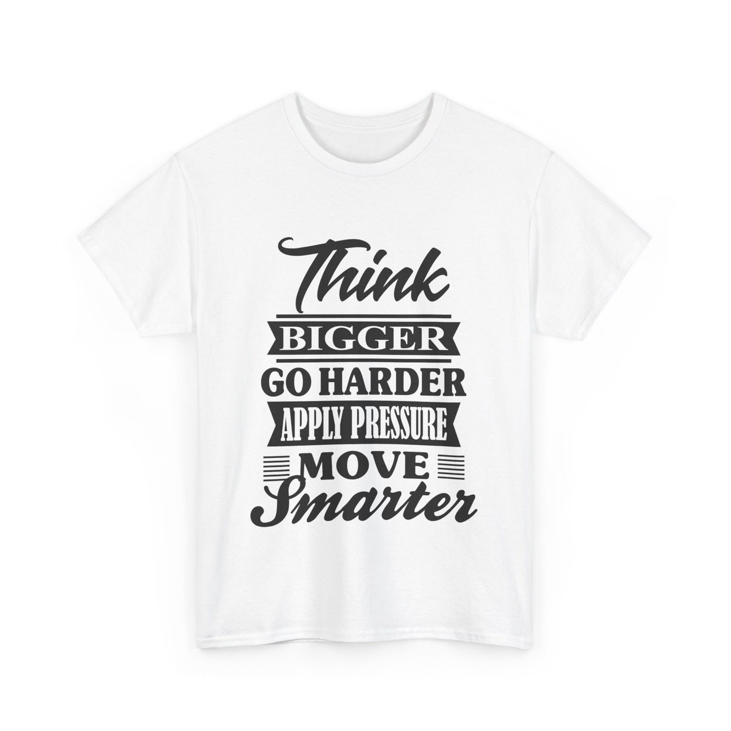 "Think Bigger" Unisex Heavy Cotton Tee