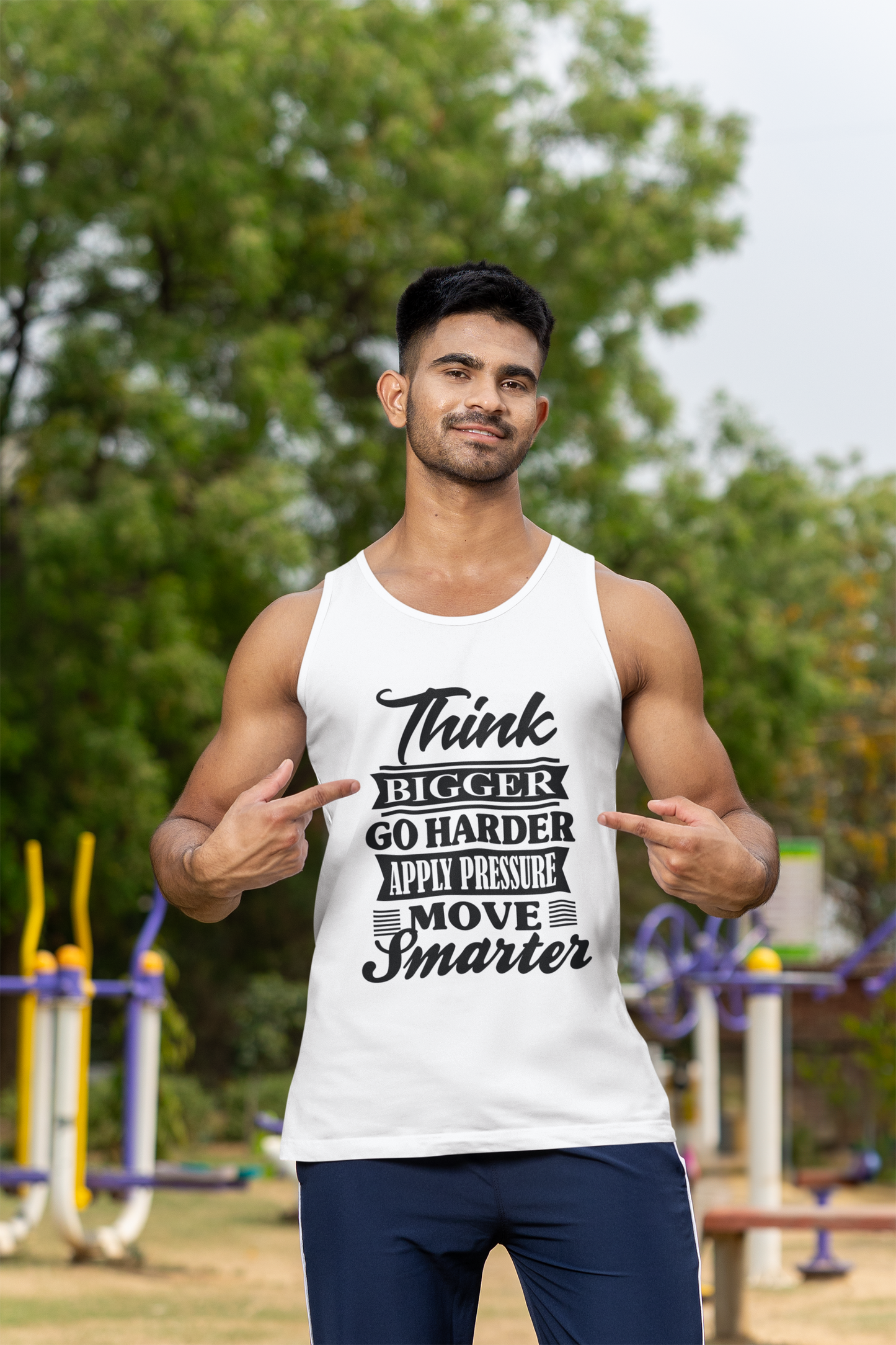 "Think Bigger" Unisex Tank Top