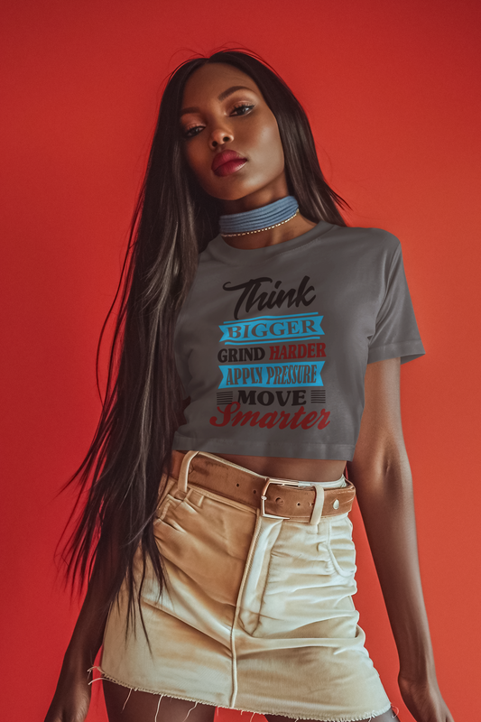"Think Bigger" Women's Festival Crop Top