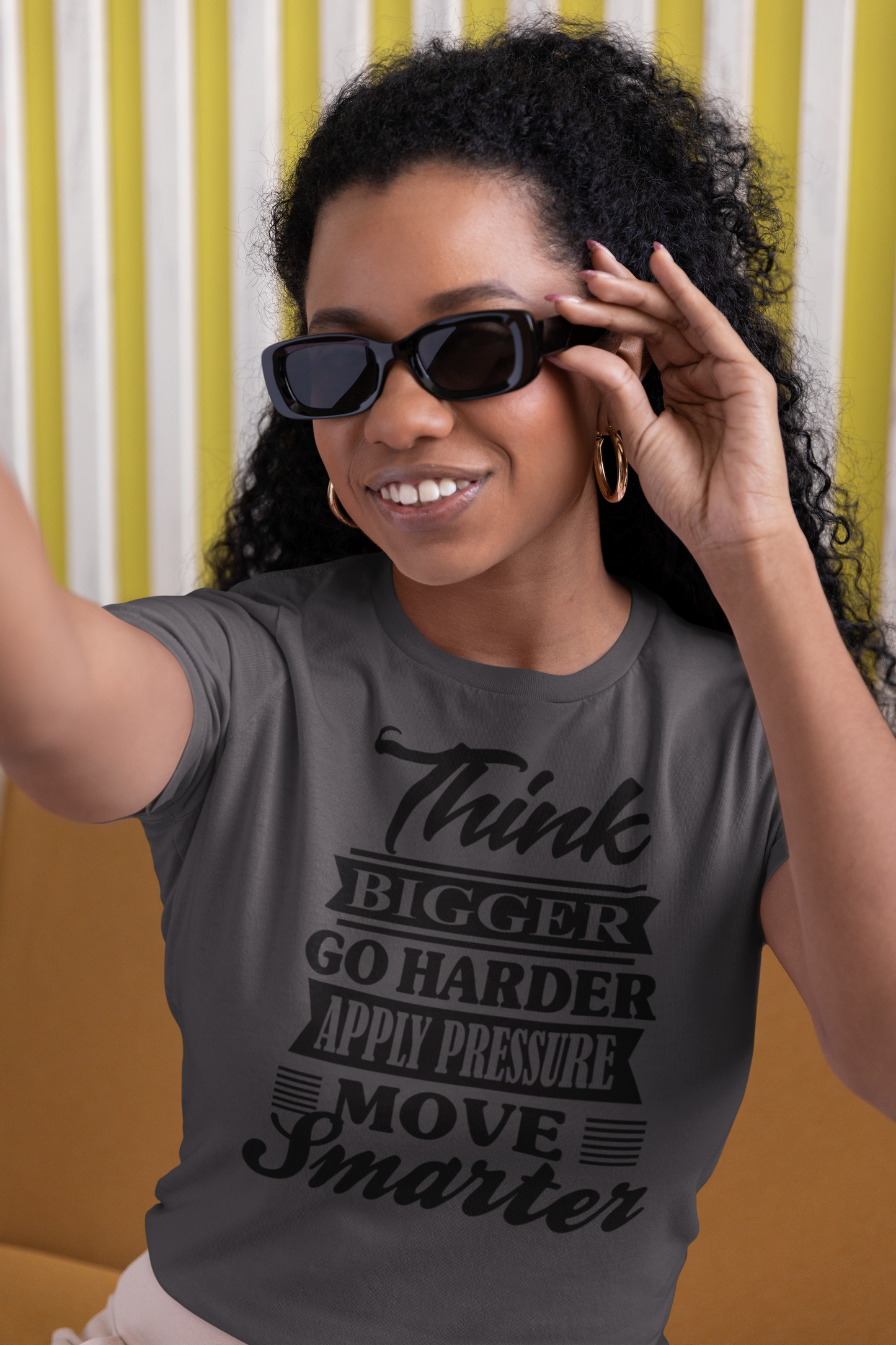 "Think Bigger" Unisex Heavy Cotton Tee