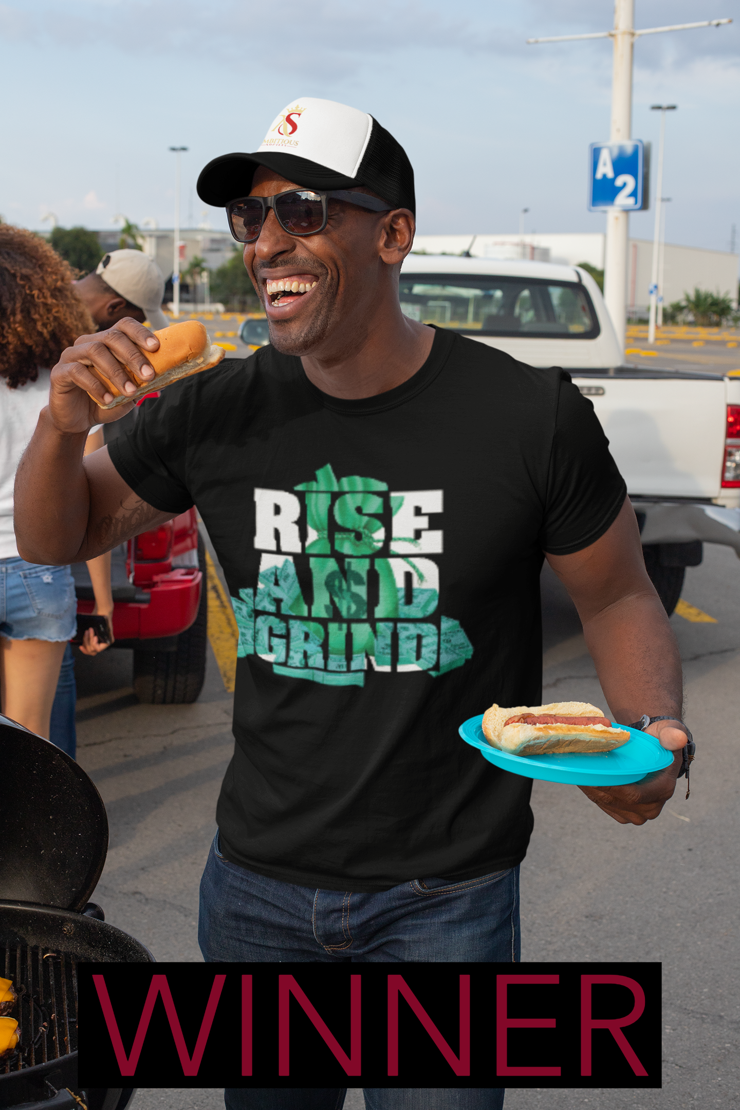 "Rise And Grind" The Hustler's Anthem T-Shirt