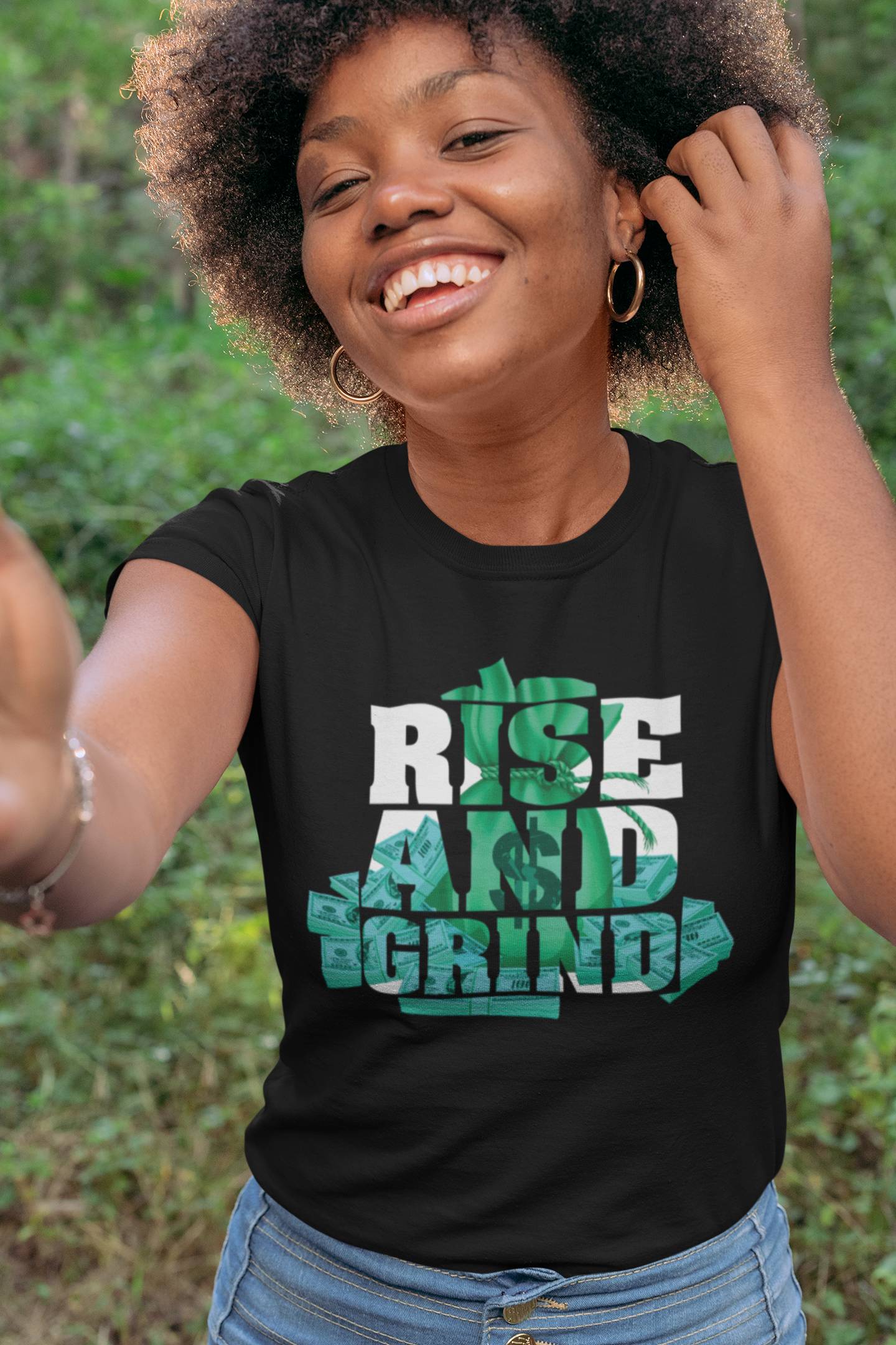 "Rise And Grind" Unisex Softstyle T-Shirt