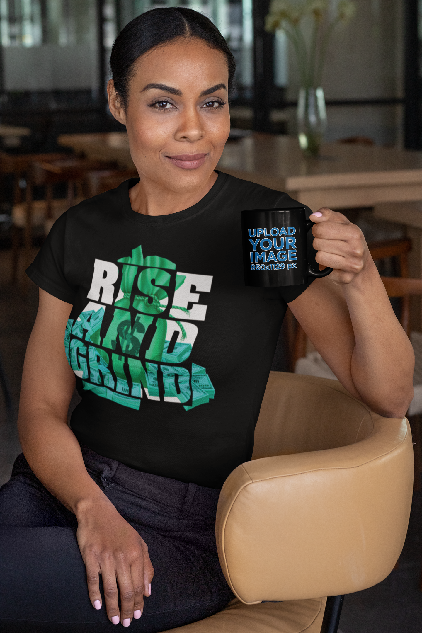 "Rise And Grind" Unisex Softstyle T-Shirt