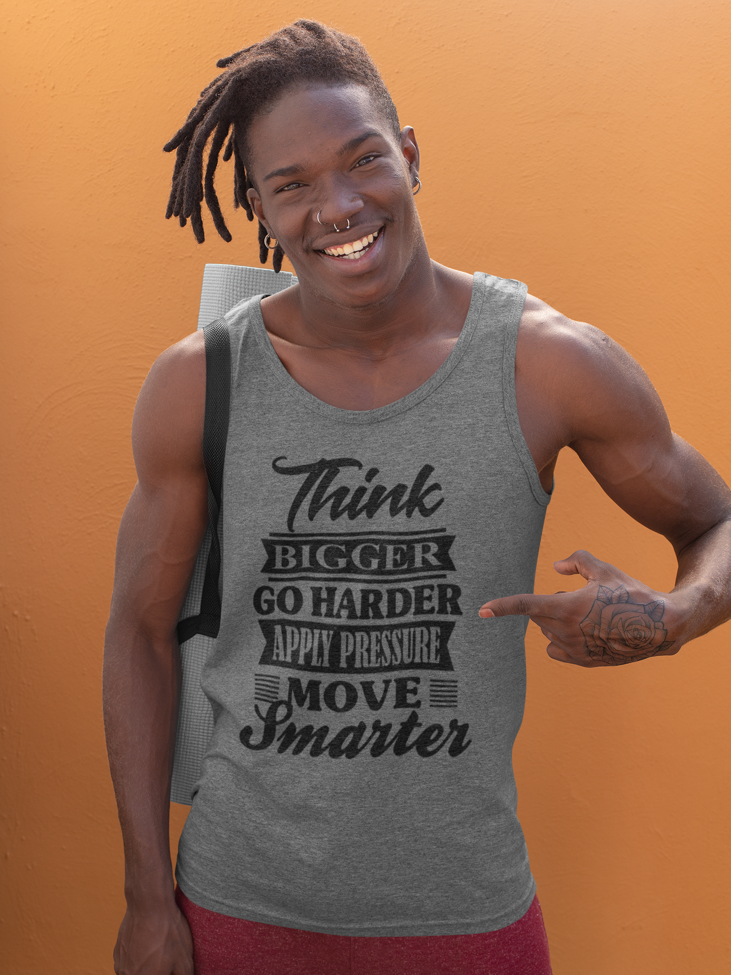 "Think Bigger" Unisex Tank Top