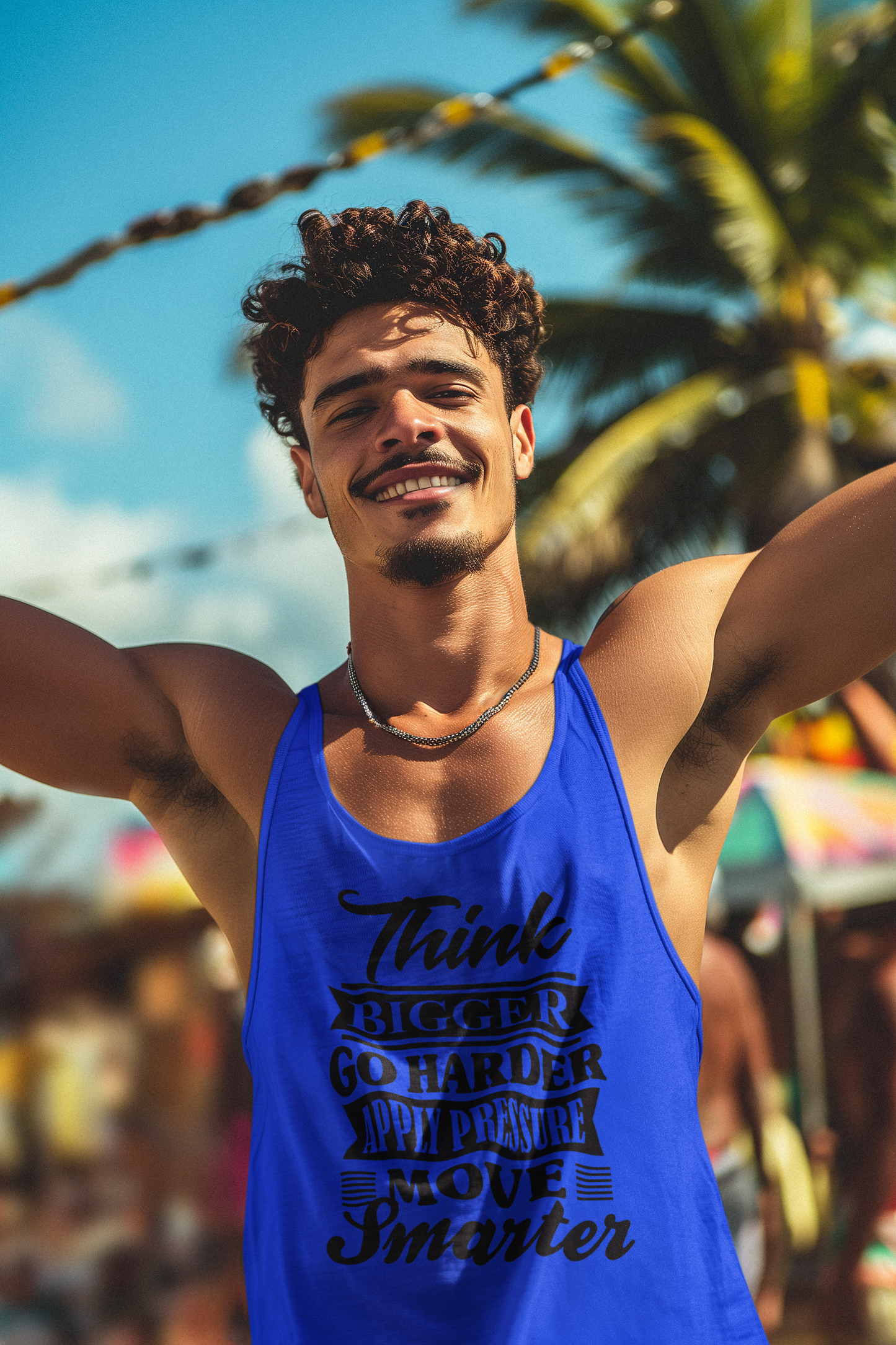 "Think Bigger" Unisex Tank Top